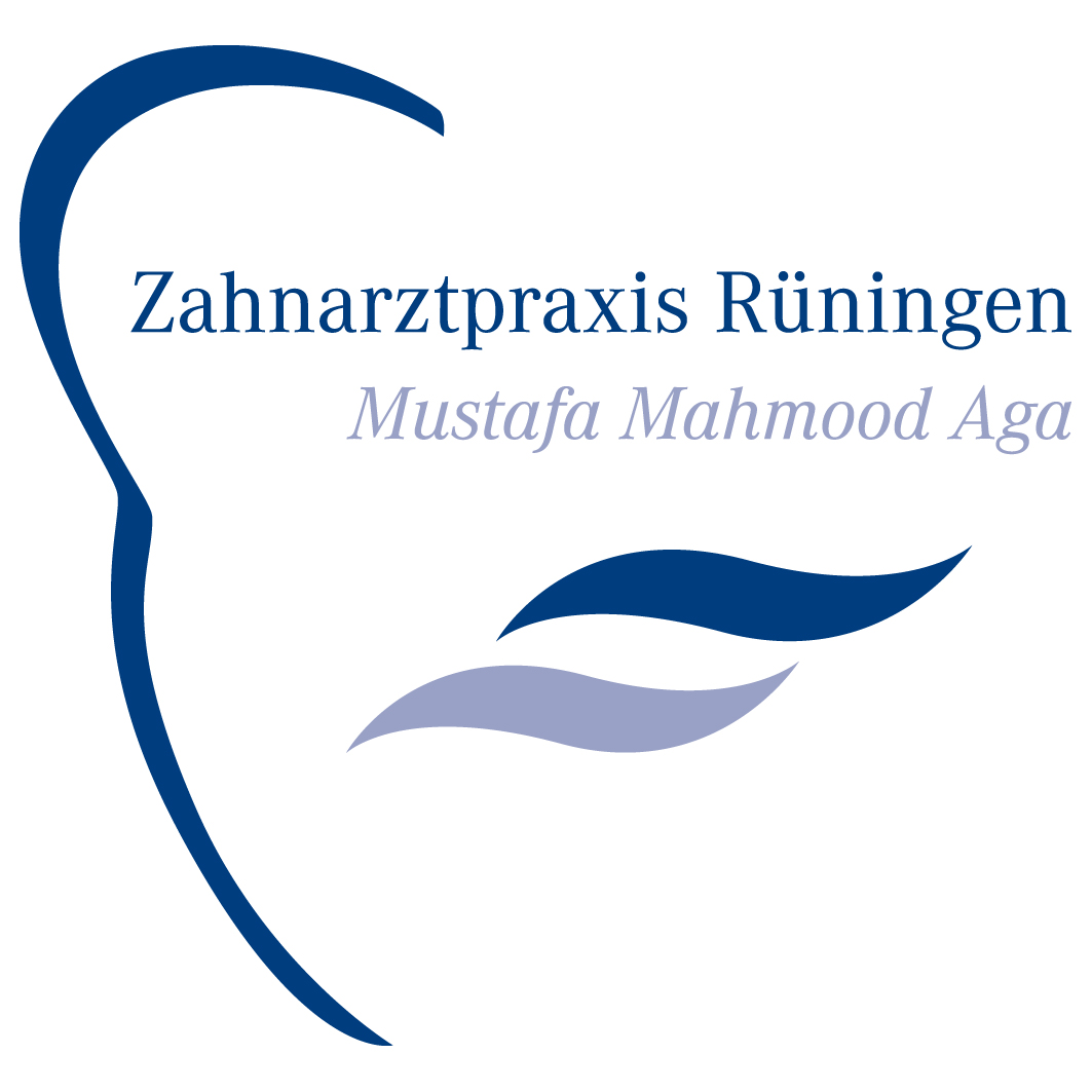 Logo Zahnarztpraxis Rüningen mit dem Namen Mustafa Mahmood Aga